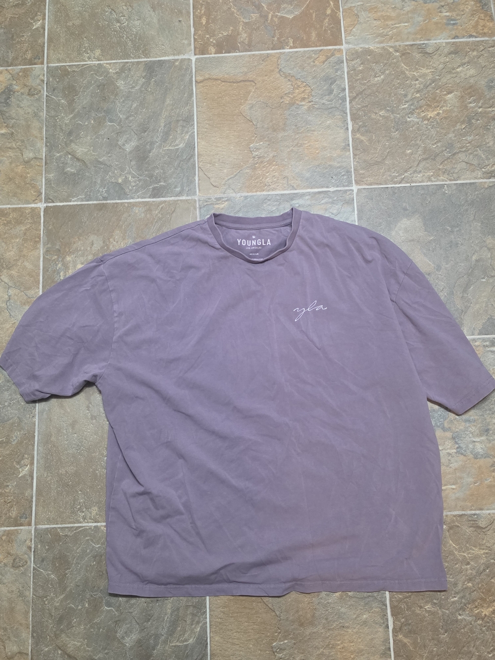 YoungLA Mauve Crewneck Short-Sleeve Tee